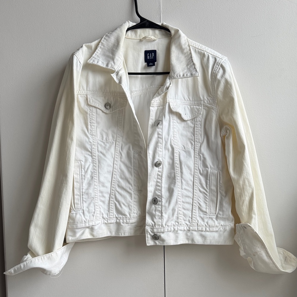 GAP Off-White Denim Jacket